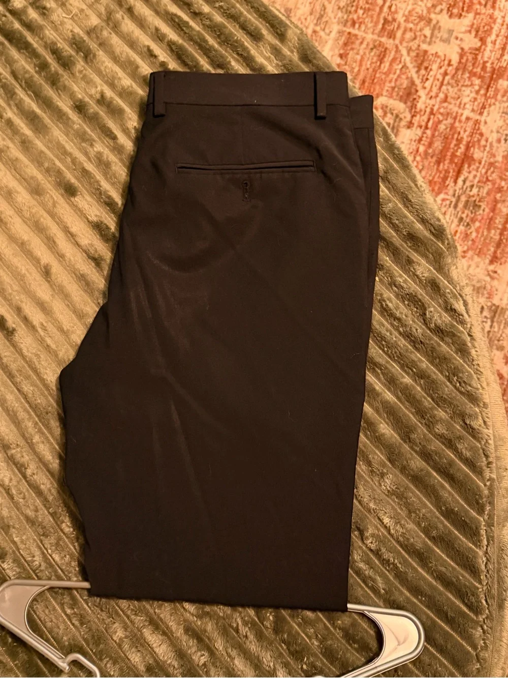 Express Men’s Slim Fit Wool Black Dress Pants